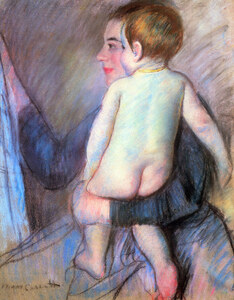 At The Window by Mary Cassatt